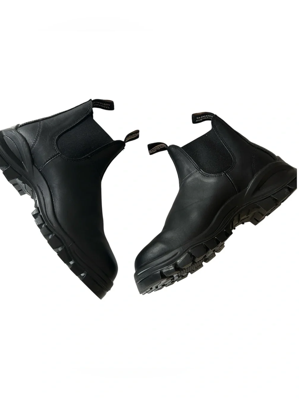 BLUNDSTONE Men’s Work Boot, Black Size 9, Sample pair, NWOT